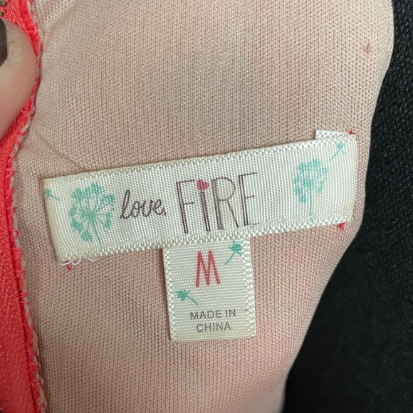 Bright Orange Lace Maxi Dress - Picture 11 of 11